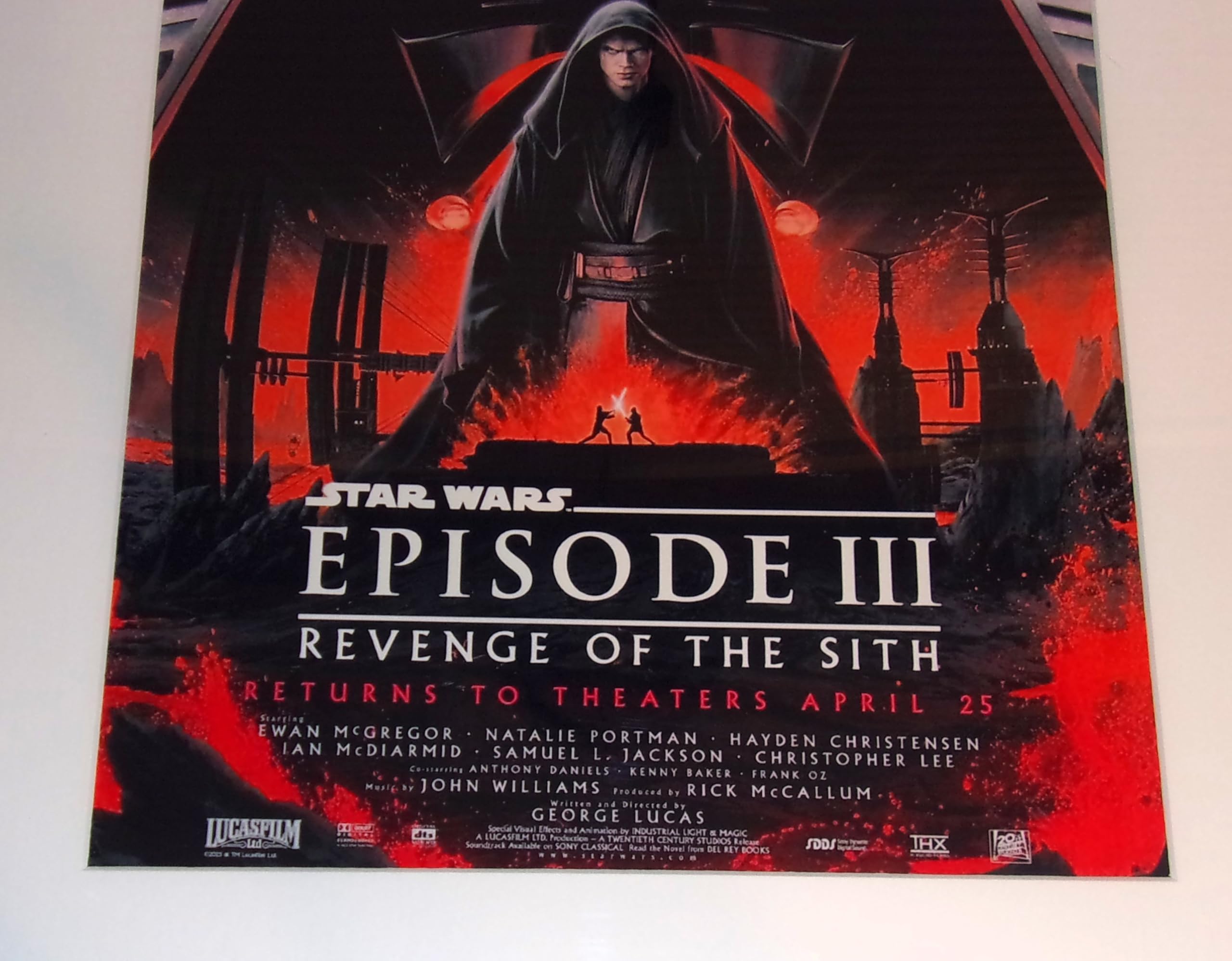STAR WARS Episode III 20th Anniversary Special Screening Poster